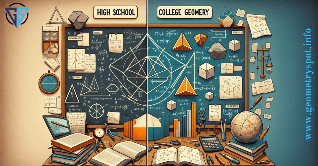 High School Geometry VS College Level Geometry: What’s The Difference?
